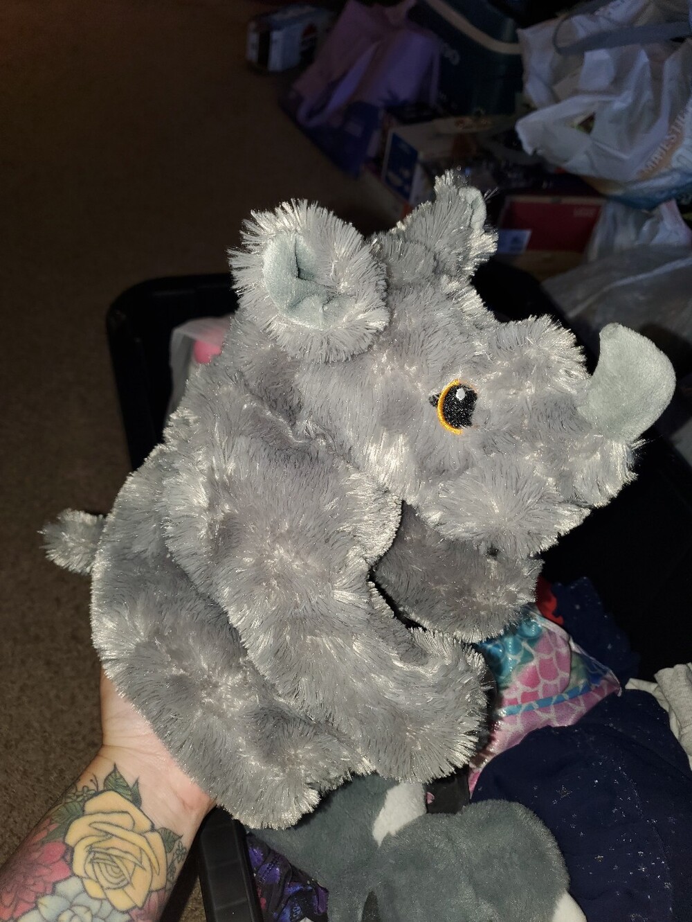 Eco Pals rhino 12" plushie